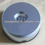 10/12cm round led crystal rotating light base display led base BASE-01-7LEDS