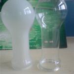 glass shell for incandescent lamp clear and frosted