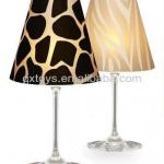 Lighting Accessories Printed plastic lampshade-QX628