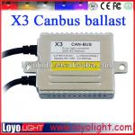 Fast bright X3 35W AC slimballast canbus ballast HID