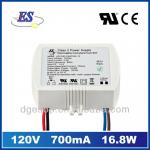 120VAC 16.8W 700mA Dimmable LED driver by Triac&amp; ELV dimmers-LD015D-CA07024-15