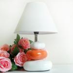 Modern High Quality Steel Marble Fabric Lampshade Table Lamps-128