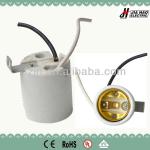 JH-210A E27 ceramic lampholder porcelain/ bakelite lampholder with 15 cm Silicone Wire SR wires-JH-B