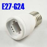 E27 to G24 Adapter, E27 Turn G24 Lamp Base Converter, Wholesale, Retail-WU-0907LB