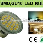 LED GU10 Radiator 21 x 5050 LEDs-YF-CUP-GU10-21SMD