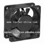 Plastic 60*60*25mm dc 12V radiator fan for LED power supply cooling-YM
