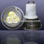 3x1W Heat Sink Power LED Bulb with high quality-CR-FNLS GU10 3x1W
