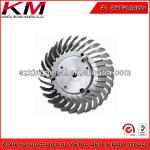 CNC drilled led bulb light heat sinks aluminum material-KM-HS-1011
