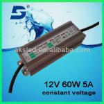 waterproof constant voltage 60w led driver POWER SUPPLY-NV1260C