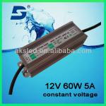 waterproof constant voltage 60w led driver POWER SUPPLY-NV1260C