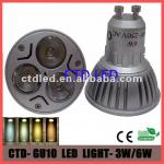 240-280lm 3W GU10 LED Lamp Cup-CTDV3-1NX-5G/XD(CREE)