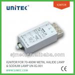 Ignitor for 70-400w metal halide lamp &amp; sodium lamp-UN-IG-001