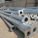 Galvanized steel polygonal octagonal pole 10m/12m-