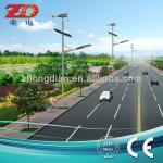 OEM ODM customization 6m~12m Q235 S235 steel solar street light post galvanized lamp pole-ZD-DG-032