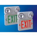 CK-880HUR UL cUL CSA Led Exit sign with twin spotlights-CK-880HUR UL cUL CSA Led Exit sign with twin spotl