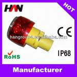 Solar led traffic warning lights (revolving or flashing)-HAN402