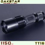 DAKSTAR TT16 LED 1150LM CREE XML T6 18650 Tactical LED Rechargeable Torch-TT16