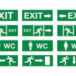 multiple choice of rechargeable Exit led emergency light with good price and CE ROHS approval-FS-EXIT