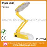 Table lamp reading light Can foldable rechargeable and with extension cord-ZH-T636