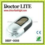 Newly Attractive Multifunctional Plastic 3 LED Solar Flashlight With Dynamo-DBMS-0016