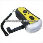 crank dynamo flashlight FM radio emergency flashlight-MY-502