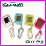 crank dynamo solar flashlight led keychain-PS1032SL
