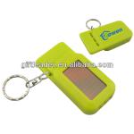 3LED Plastic Solar Flashlight Whistle Keychain Light-0806040