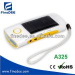 A325 Radio Emergency LED Solar Flashlight-A325