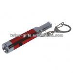 aluminum led keychain light with whistle-TN10307