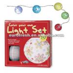 Color your own LED paper lantern-paper lantern