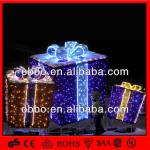 2014 new year outdoor decoration led gift box christmas lights-OB-OD-014