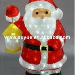 Animated Led outdoor Acrylic santa claus with lantern decoration-SR13C-A35