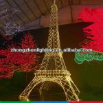 Eiffel Tower! Big Commercial Pubilc Decoration 3d Led Holiday Motif Light-BGT-030