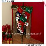 Red Decorative Christmas Stockings-led1