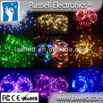 LED RGB Mini copper wire string lights Fairy lights 10M 100LED Christmas/holiday/wedding/ceremony decortion-RS-0603L-100C
