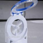 mini easy carry modern hand held rechargeable led fan-KM-5561