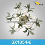 Modern iron art paint factory price Italianate ceiling lamp-SX1054-6