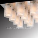 Modern Light Ceiling Fan|Modern Glass Ceiling Lamps and Lighting With Letter-CRC1117-16