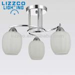 Light Chrome Curved 3 Light Ceiling Light-A12172-3H