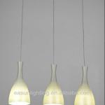 white restaurant glass pendant lamp made in China-YP6707