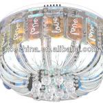 traditional remote LED chandelier with k9 crystal ball-6079