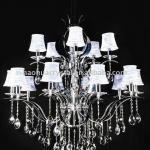 2013 Hot selling white crystal chandelier SD9819-10+5-SD9819-10+5