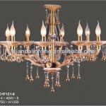 Fashion candle amber chandelier lights for home-MD1F121-8