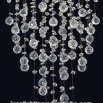 crystal chandeliers with hanging crystal ball-80021