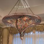 Turkish mosaic and antique classical home lighting with led-