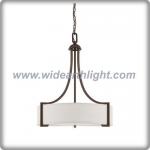 English Olde Bronze Finishing Pendant Lamp/Ceiling Lamp With Fabric Shade-C81071