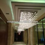 Hotel Project LED Special shape Clear Crystal Pendant Light-RCG-1006