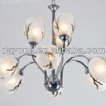 modern glass Tube chandelier drop chandelier lights with E27 light Bulb Made In China Model :DY8077-7-