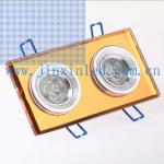 modern crystal 2*3w LED ceiling light 6W LED ceiling lamp 6W LED ceiling bulb-JX-CL05411