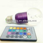 E27 Decorative Crystal Light AC85-265V Color Changeable Dimmable 3w LED Bulb-